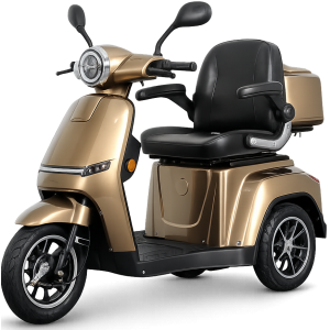 Elektrinis triratis E-GO S3 rudas